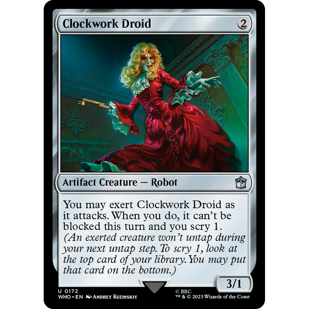 Clockwork Droid (WHO-172) - Doctor Who Foil
