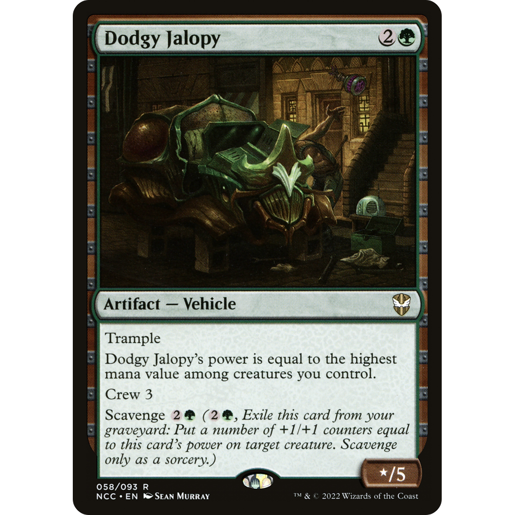 Dodgy Jalopy (NCC-058) - New Capenna Commander