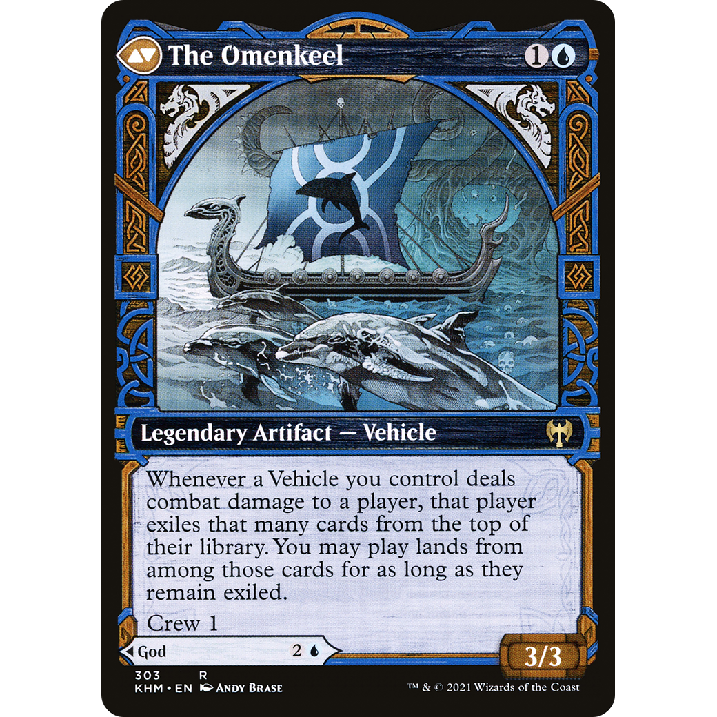 Cosima, God of the Voyage (Showcase) (KHM-303) - Kaldheim: (Showcase) Foil
