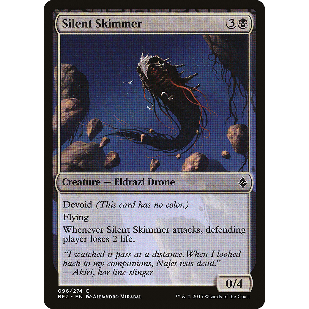 Silent Skimmer (BFZ-096) - Battle for Zendikar: (devoid)