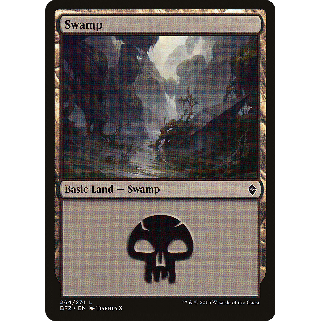 Swamp (264) (BFZ-264) - Battle for Zendikar