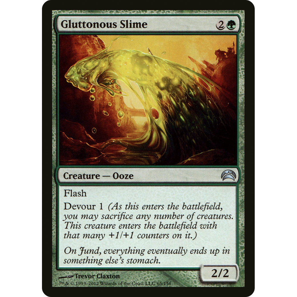Gluttonous Slime (PC2-065) - Planechase 2012 Foil
