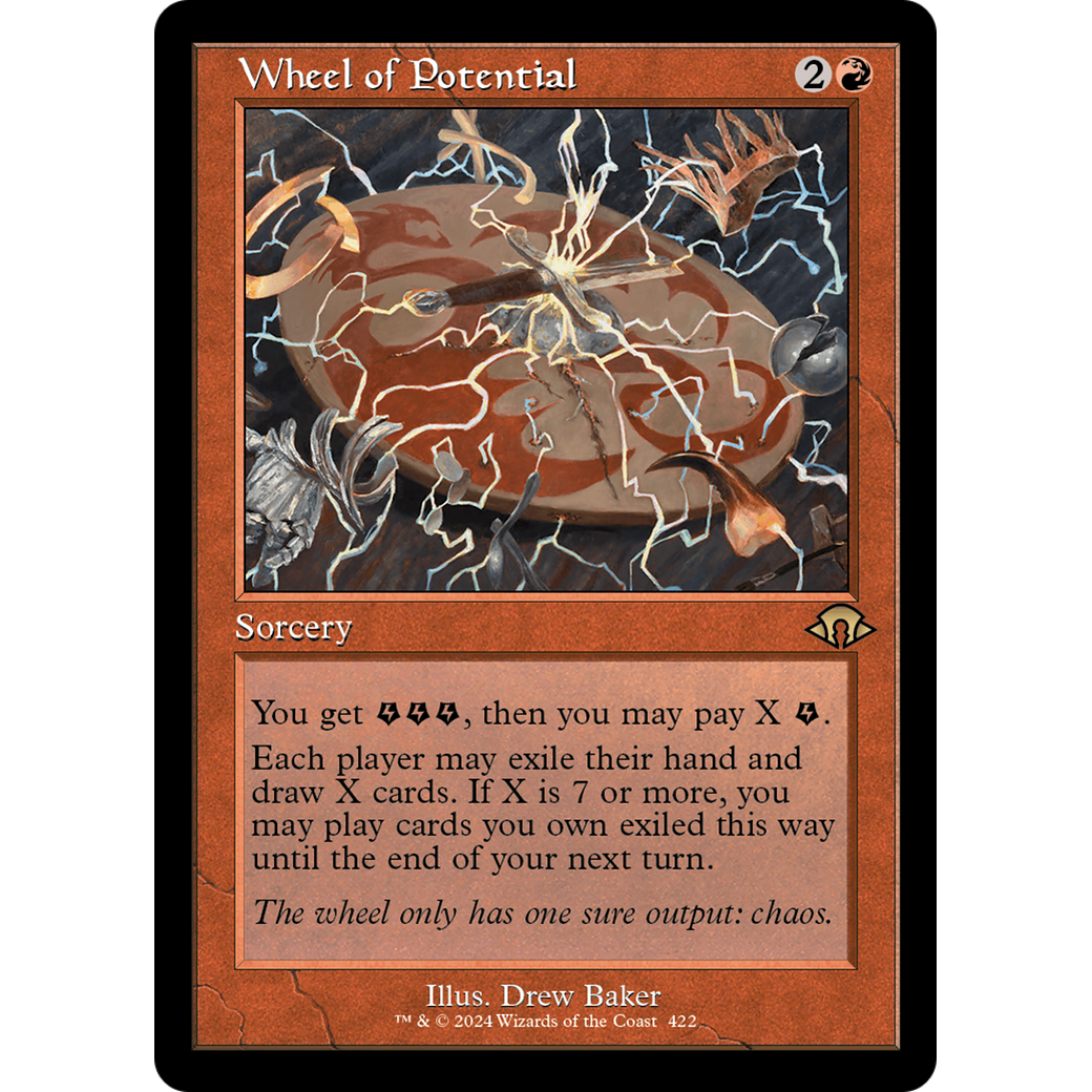 Wheel of Potential (MH3-422) - Modern Horizons 3 Foil