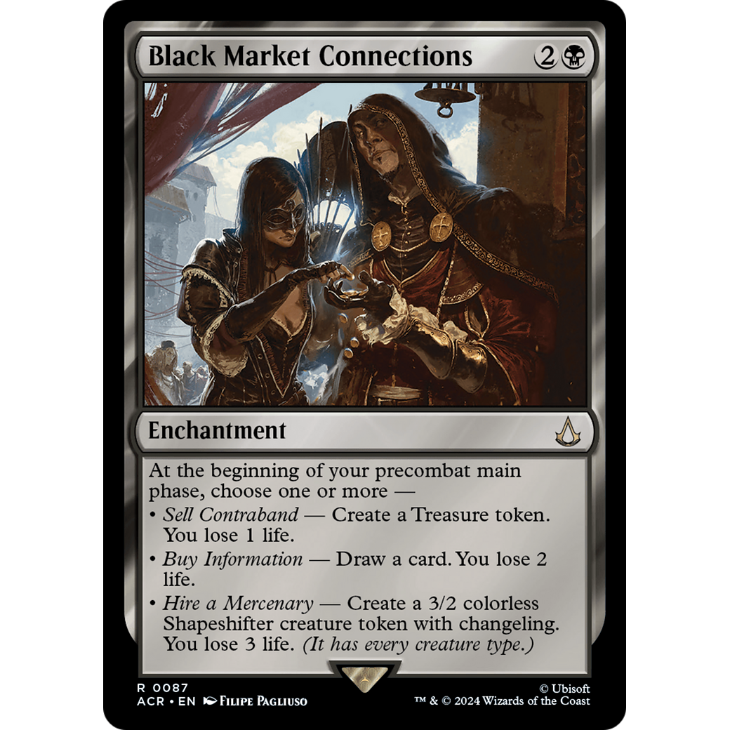 Black Market Connections (ACR-087) - Assassin's Creed Foil
