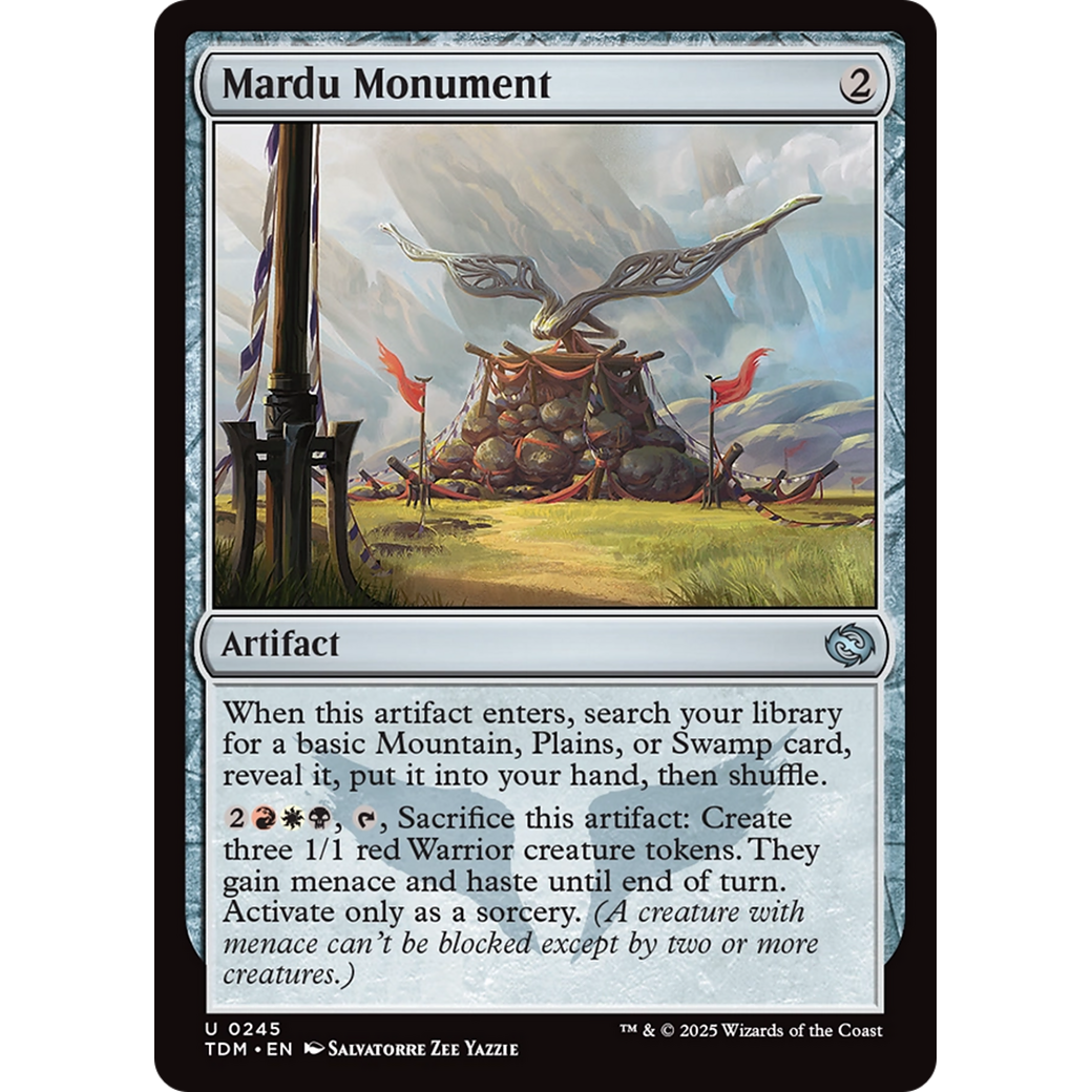 Mardu Monument (TDM-245) - Tarkir: Dragonstorm