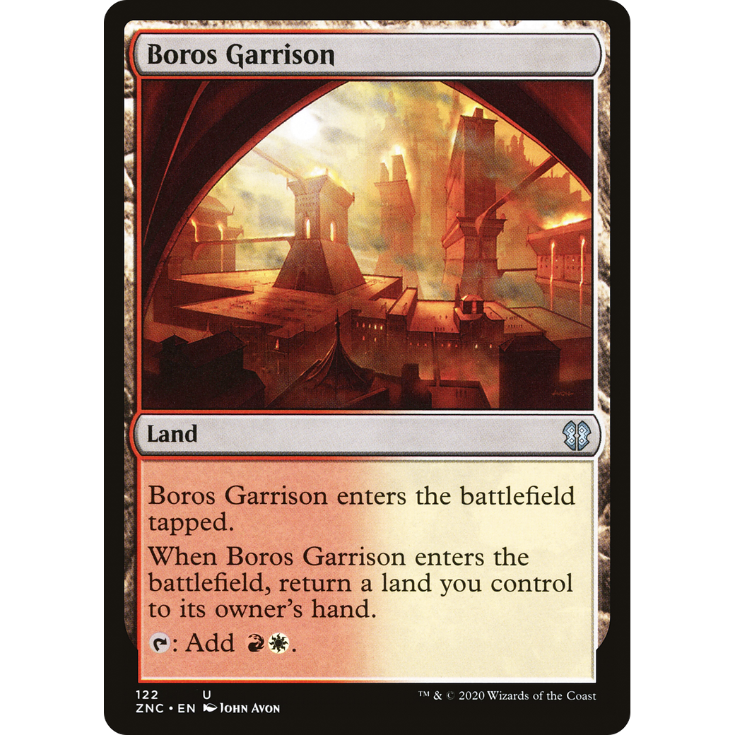 Boros Garrison (ZNC-122) - Zendikar Rising Commander