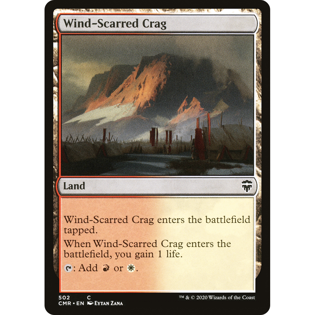 Wind-Scarred Crag (CMR-502) - Commander Legends