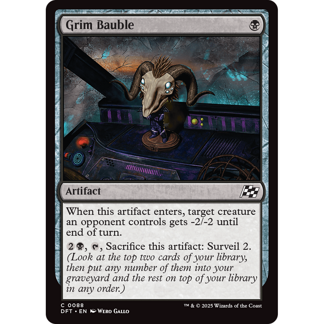 Grim Bauble (DFT-088) - Aetherdrift Foil