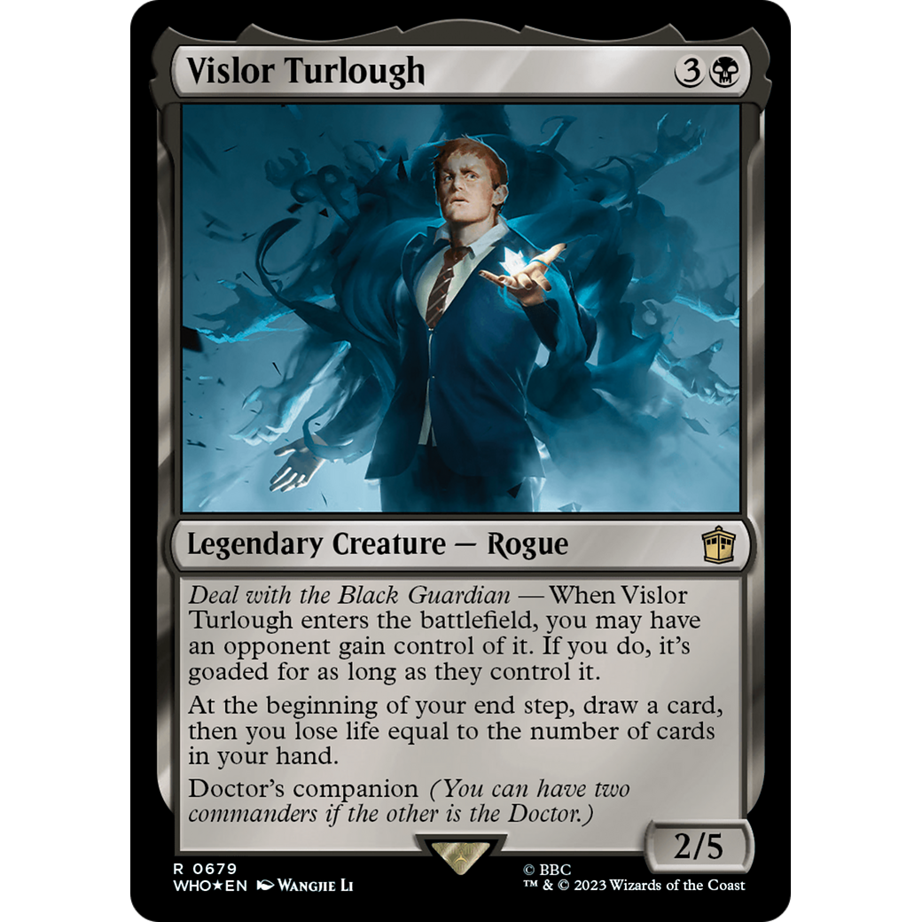 Vislor Turlough (Surge Foil) (WHO-679) - Doctor Who Foil
