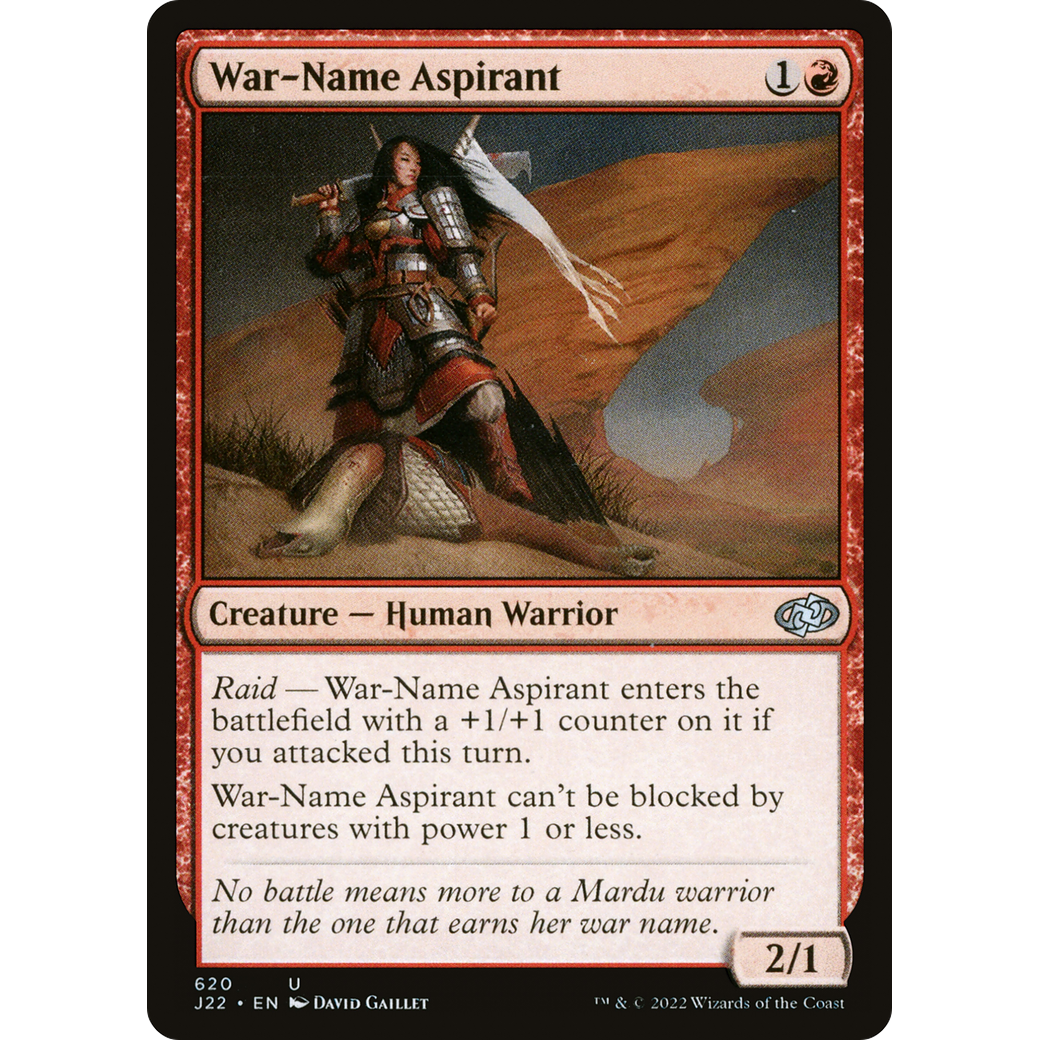 War-Name Aspirant (J22-620) - Jumpstart 2022