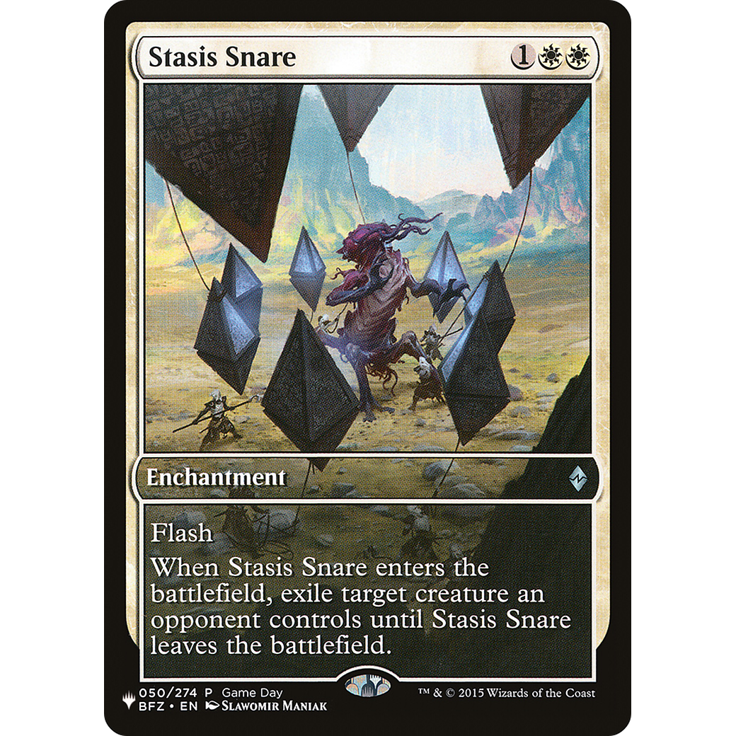 Stasis Snare (Full Art) (LIST-050/274) - The List