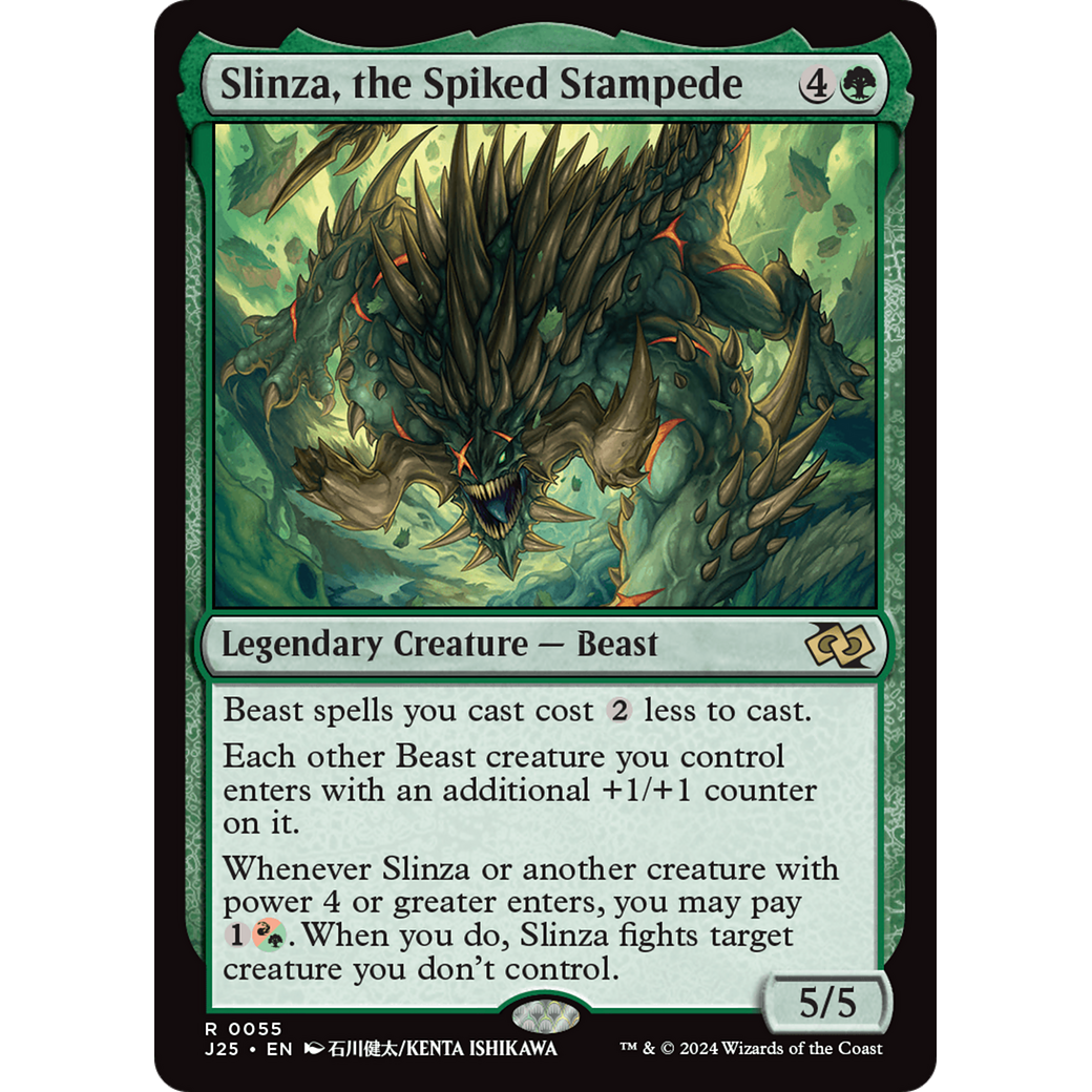 Slinza, the Spiked Stampede (J25-055) - Foundations Jumpstart