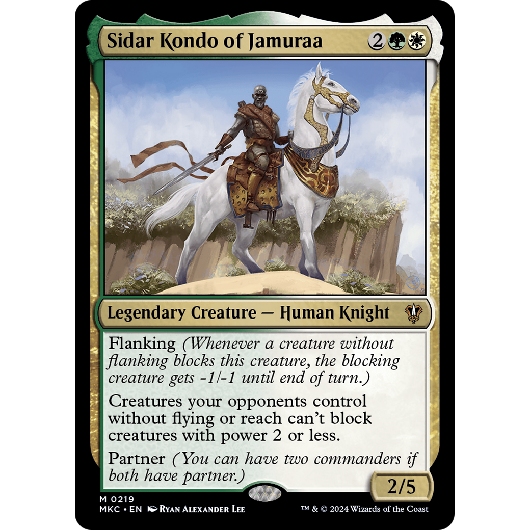 Sidar Kondo of Jamuraa (MKC-219) - Murders at Karlov Manor Commander
