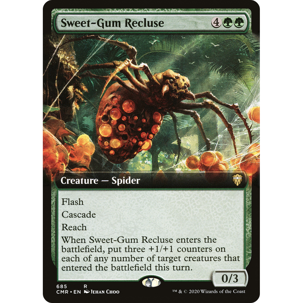 Sweet-Gum Recluse (Extended Art) (CMR-685) - Commander Legends: (Extended Art) Foil