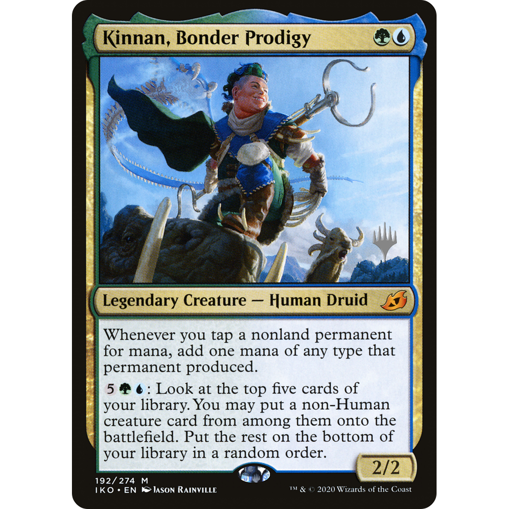 Kinnan, Bonder Prodigy (PPIKO-192) - Ikoria: Lair of Behemoths Promos Foil