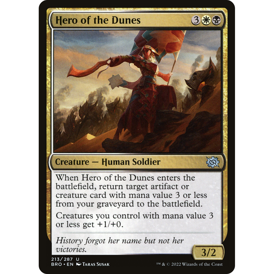 Hero of the Dunes (BRO-213) - The Brothers' War