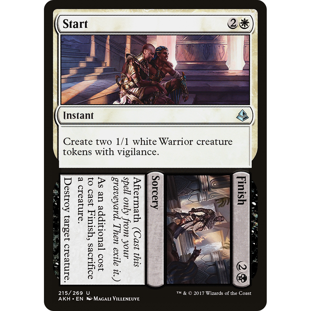 Start // Finish (AKH-215) - Amonkhet Foil
