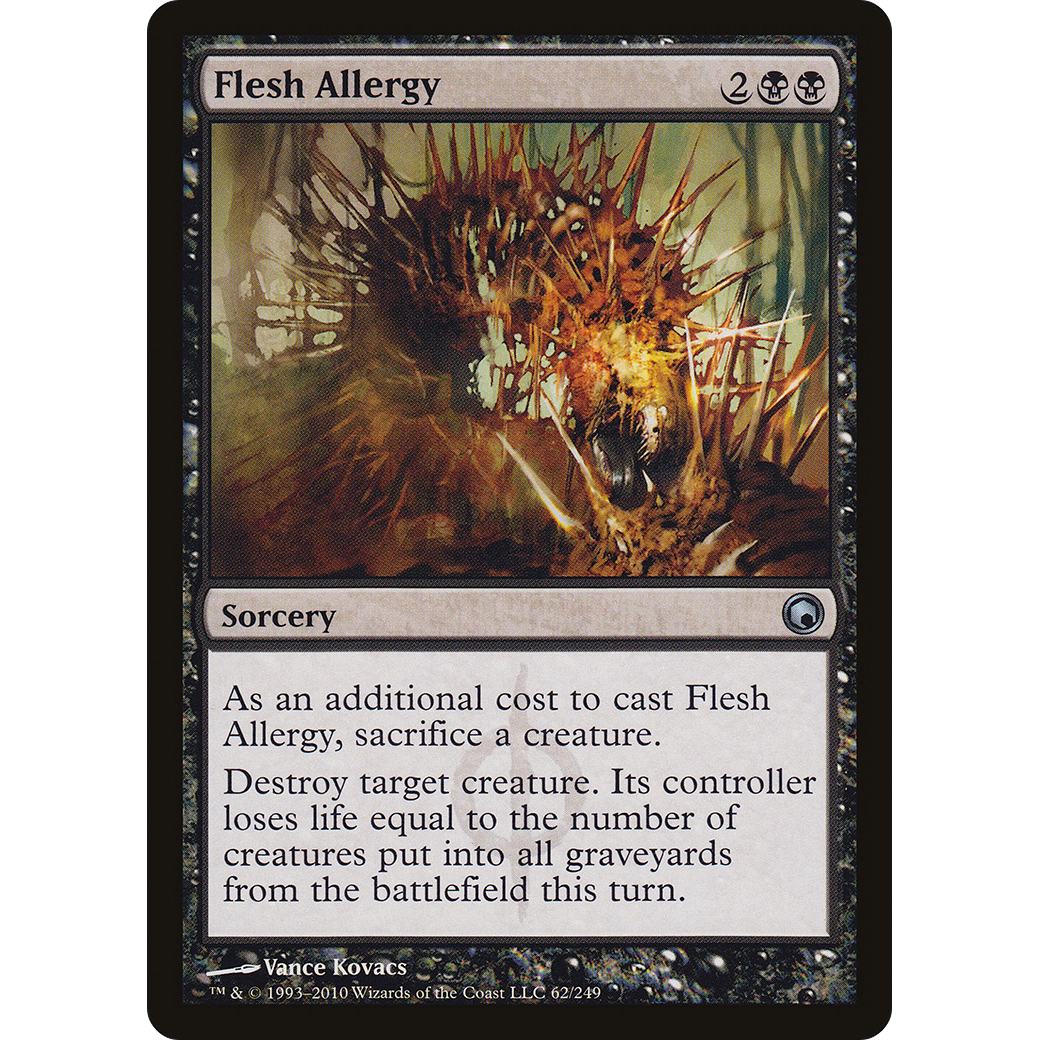 Flesh Allergy (SOM-062) - Scars of Mirrodin Foil