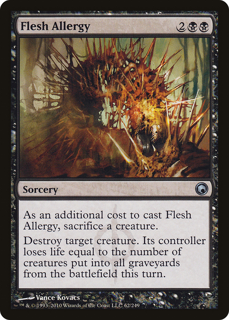 Flesh Allergy (SOM-062) - Scars of Mirrodin Foil