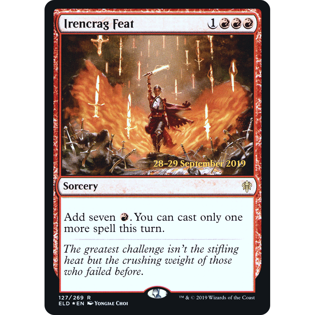 Irencrag Feat (PRE-127) - Throne of Eldraine Promos Foil