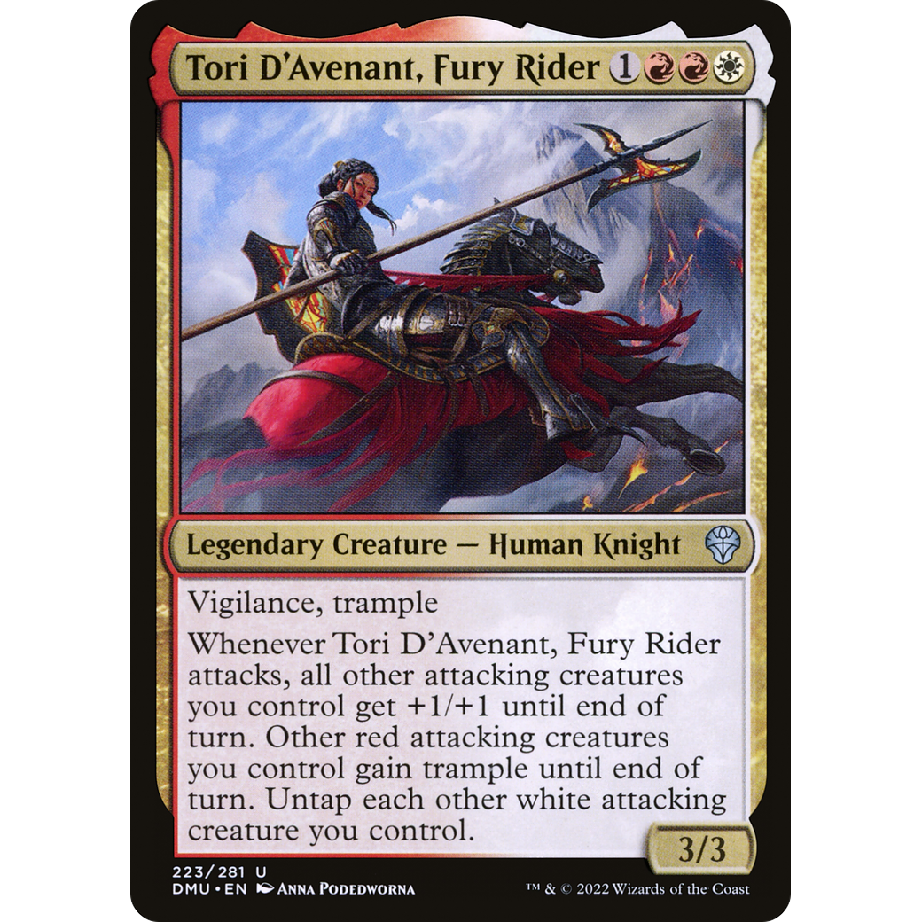 Tori D'Avenant, Fury Rider (DMU-223) - Dominaria United