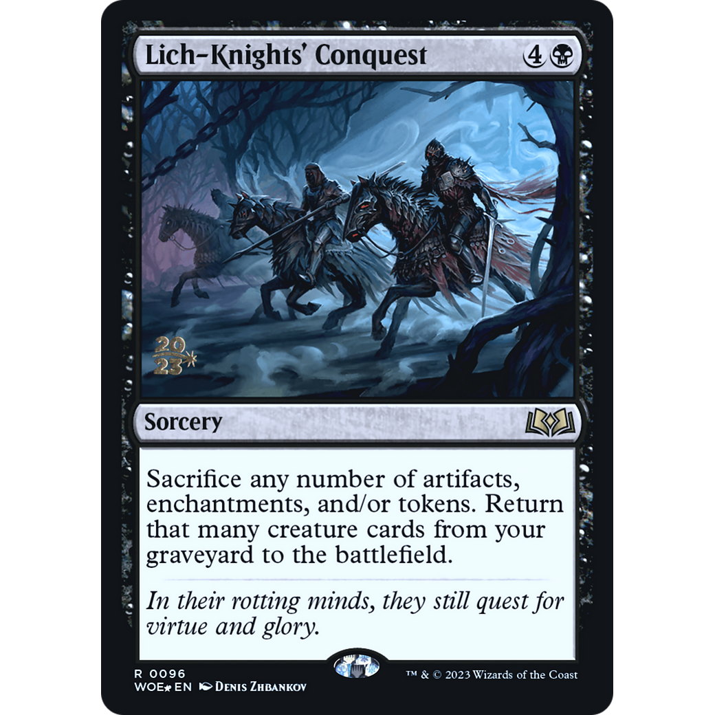Lich-Knights' Conquest (PRE-96S) - Wilds of Eldraine Promos Foil