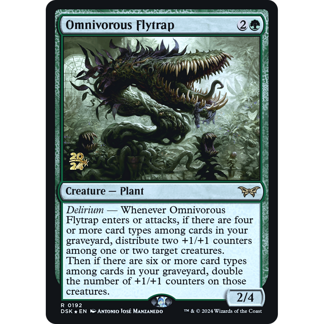 Omnivorous Flytrap (PRE-192S) - Duskmourn: House of Horror Promos Foil