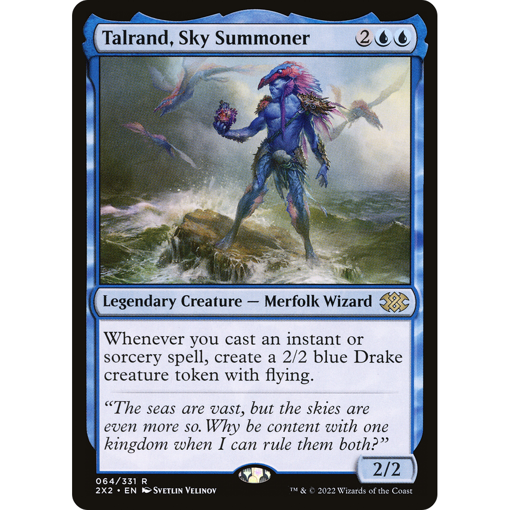Talrand, Sky Summoner (2X2-064) - Double Masters 2022 Foil