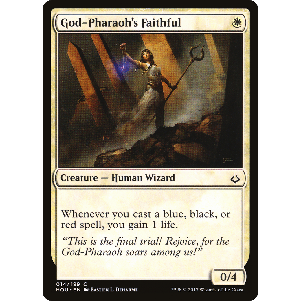 God-Pharaoh's Faithful (HOU-014) - Hour of Devastation Foil
