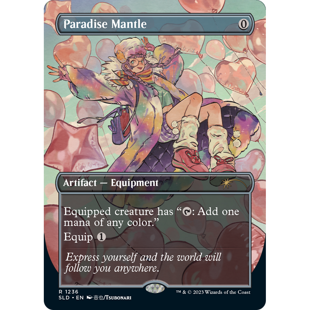 Paradise Mantle (SLD-1236) - Secret Lair Drop (Borderless) Foil