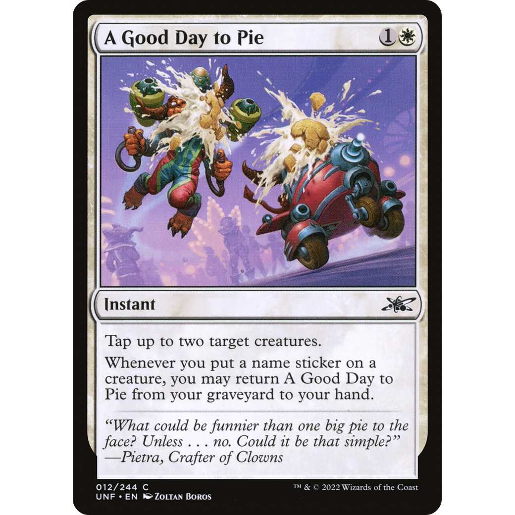 A Good Day to Pie (UNF-012) - Unfinity Foil