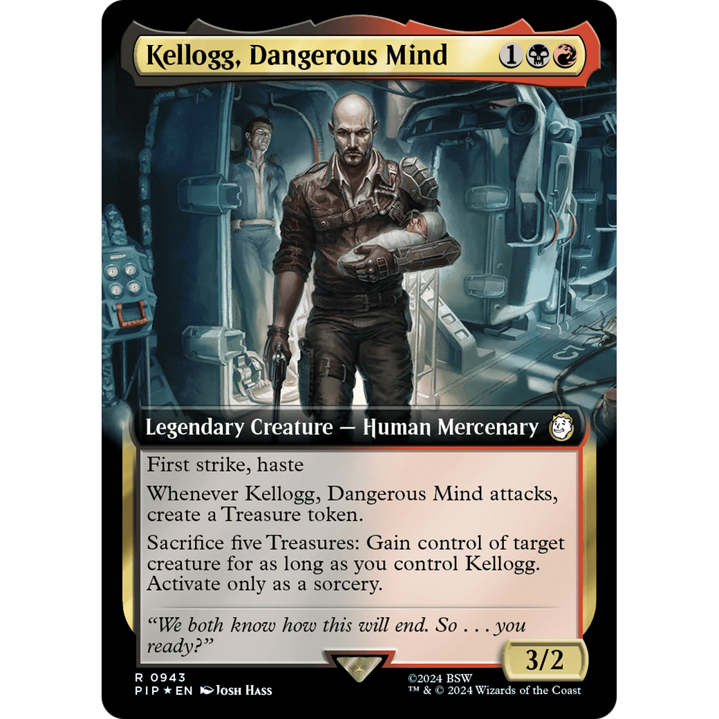 Kellogg, Dangerous Mind (PIP-943) - Fallout: (Extended Art) Foil