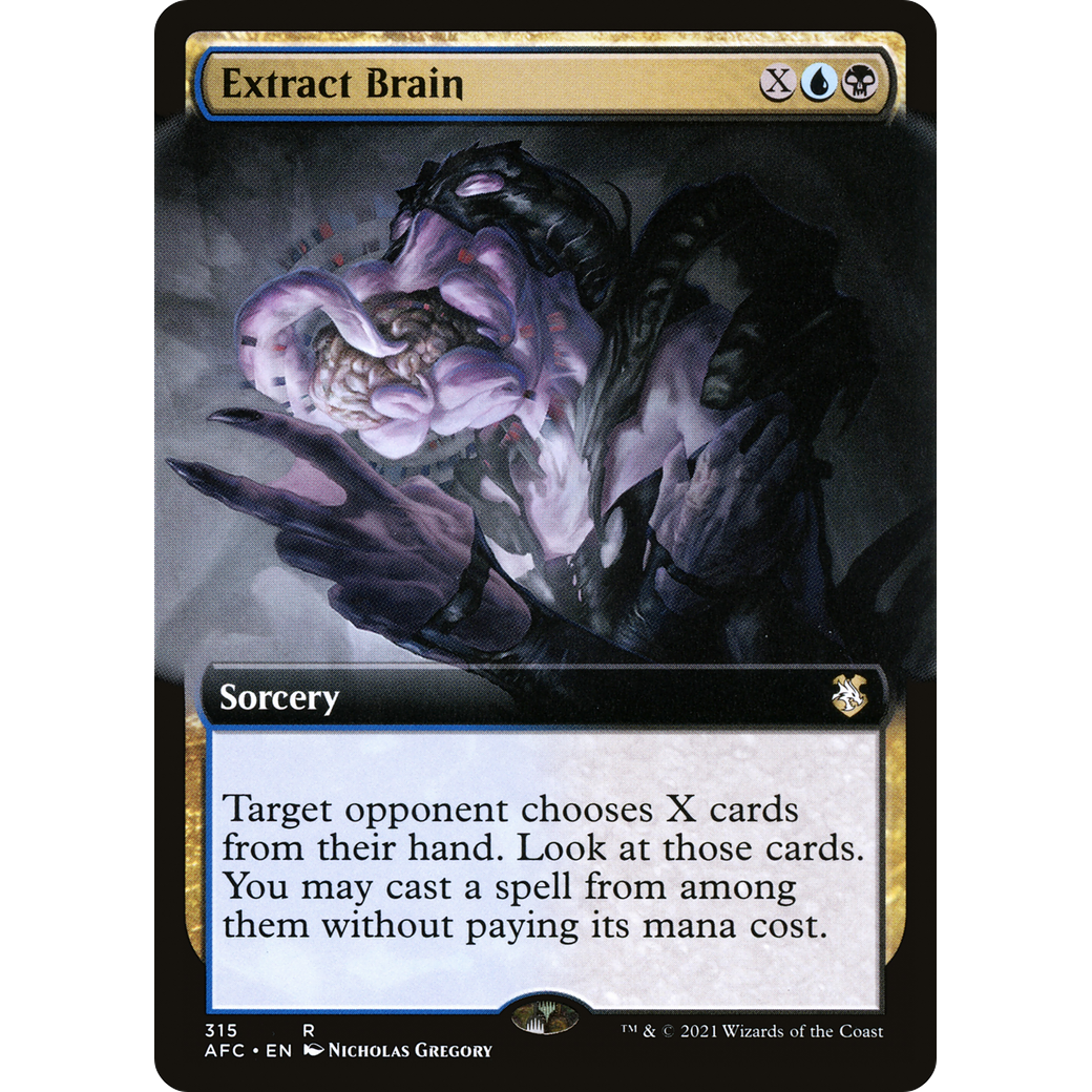 Extract Brain (AFC-315) - Forgotten Realms Commander: (Extended Art)
