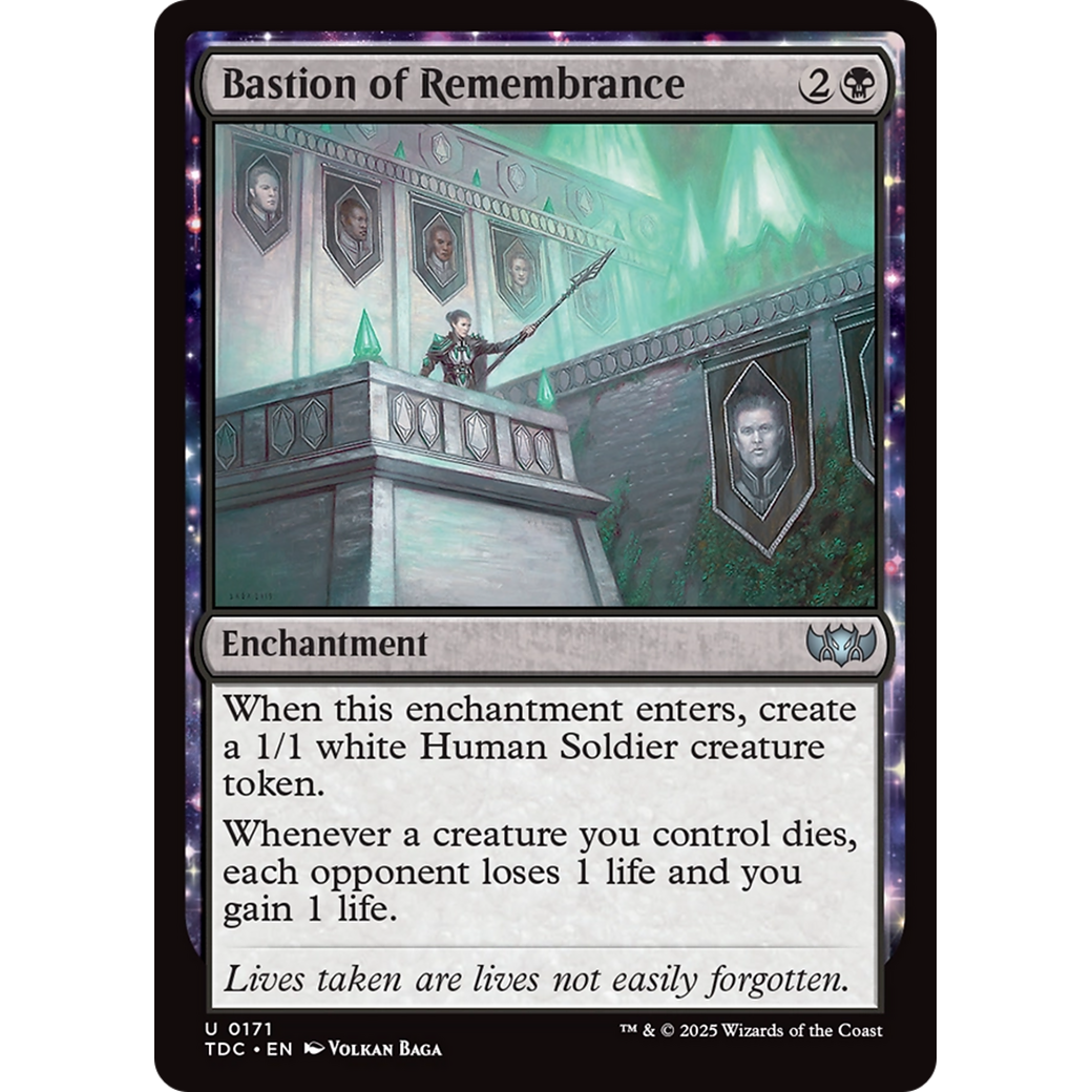 Bastion of Remembrance (TDC-171) - Commander: Tarkir: Dragonstorm: (enchantment)