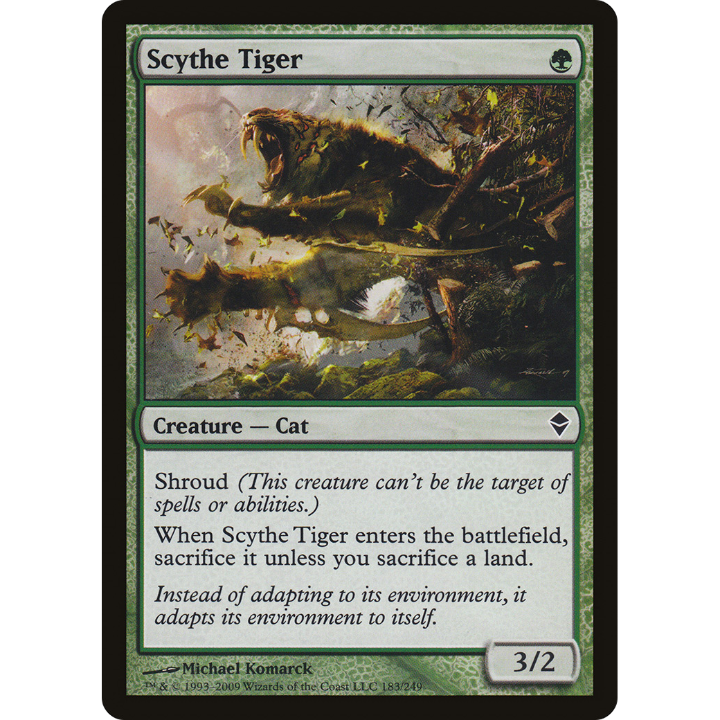 Scythe Tiger (ZEN-183) - Zendikar
