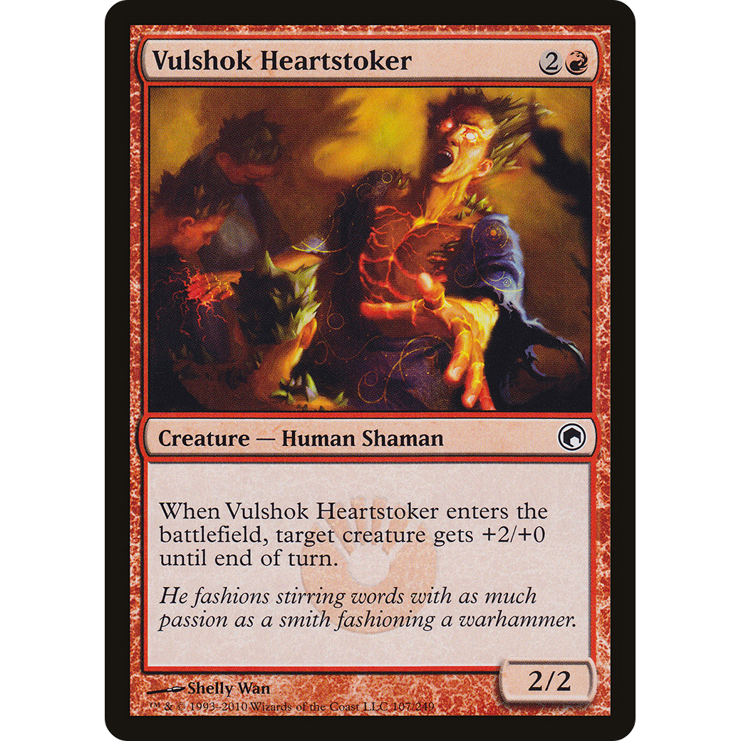 Vulshok Heartstoker (SOM-107) - Scars of Mirrodin Foil