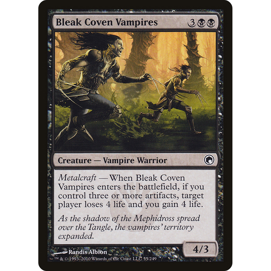 Bleak Coven Vampires (SOM-055) - Scars of Mirrodin Foil
