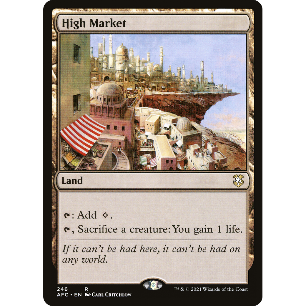 High Market (AFC-246) - Forgotten Realms Commander