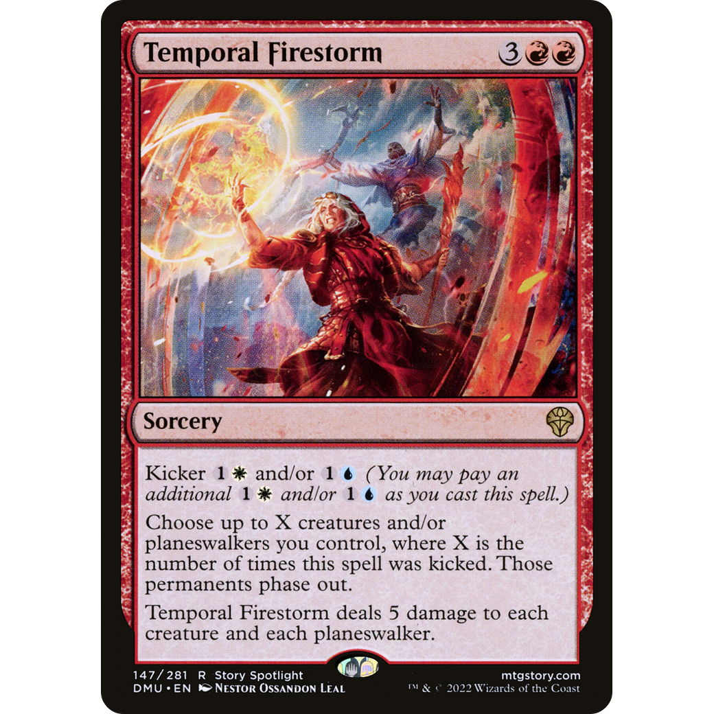 Temporal Firestorm (DMU-147) - Dominaria United Foil
