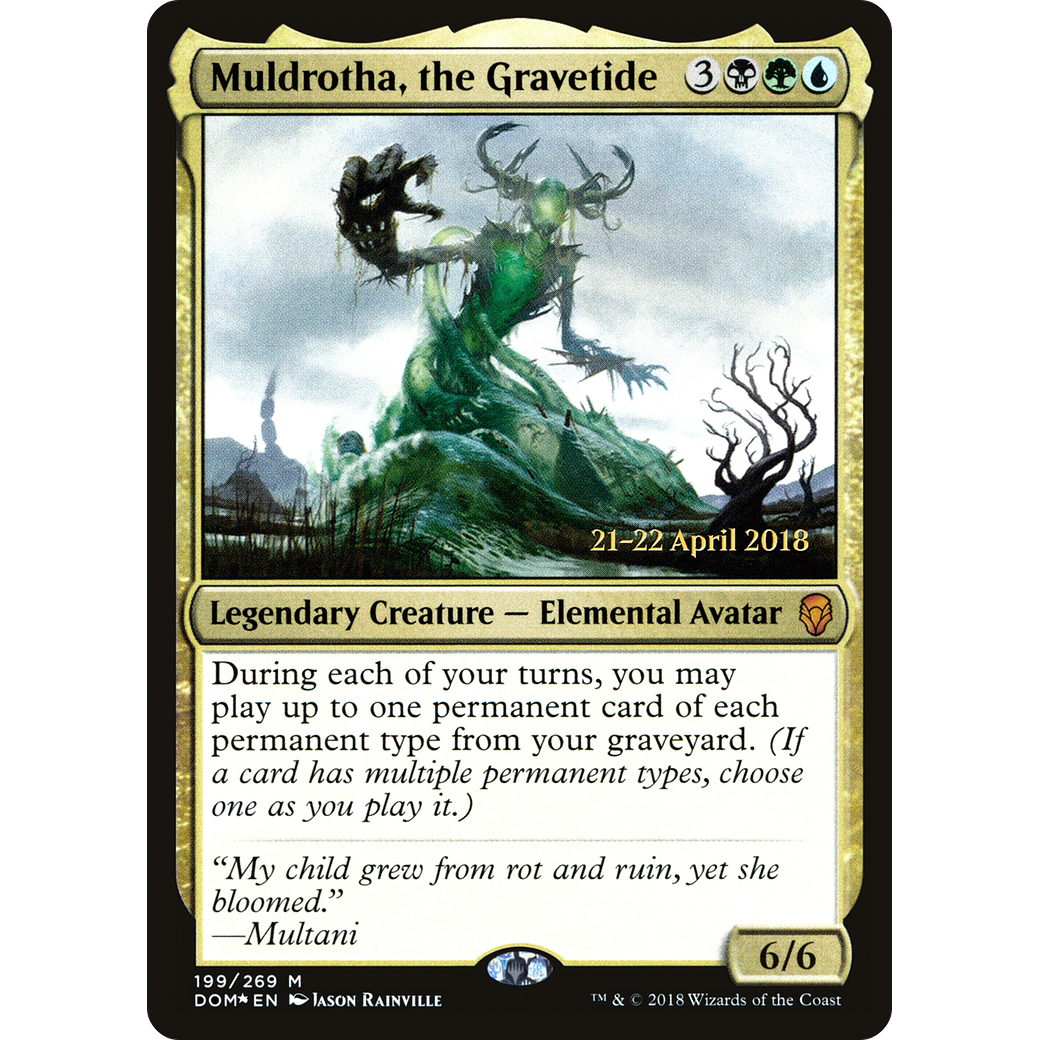 Muldrotha, the Gravetide (PRE-199) - Dominaria Promos Foil