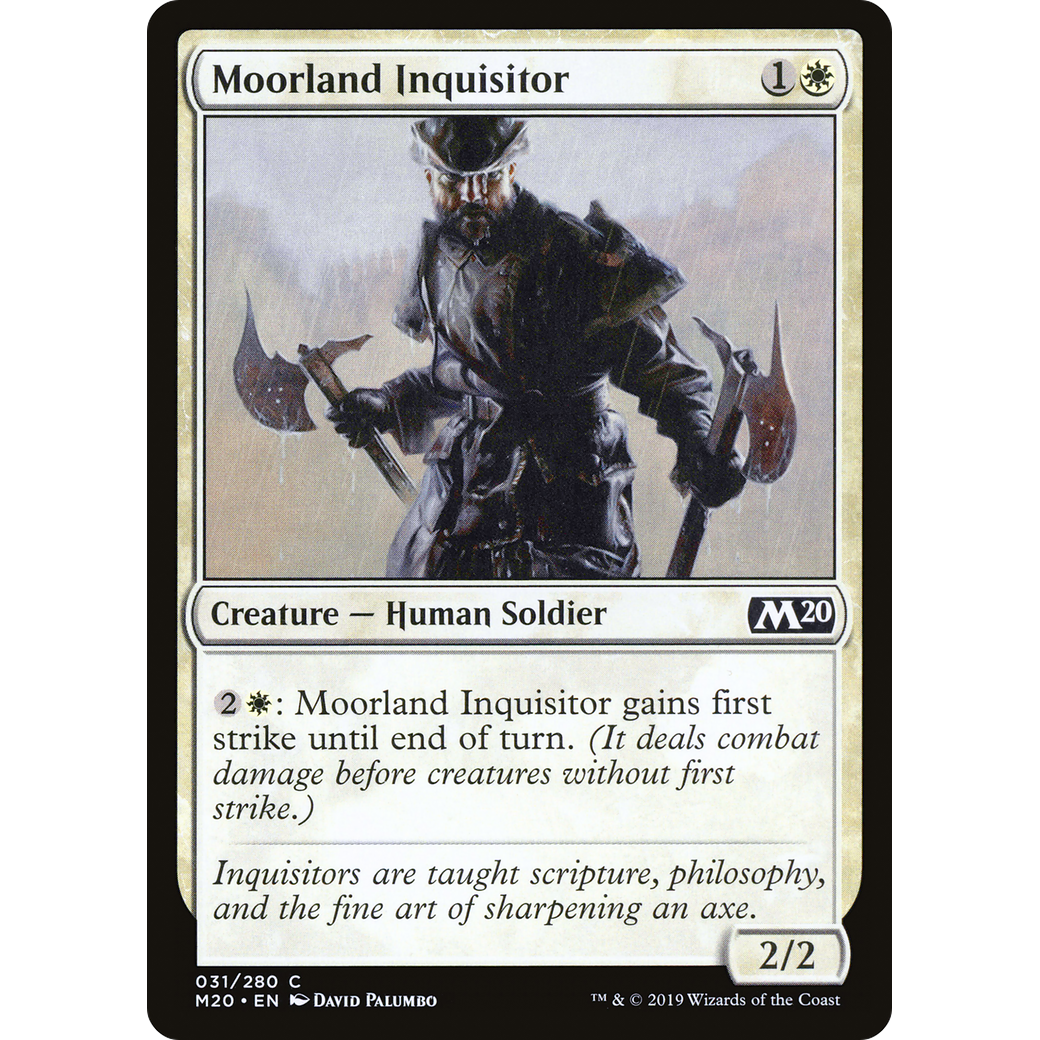 Moorland Inquisitor (M20-031) - Core Set 2020 Foil