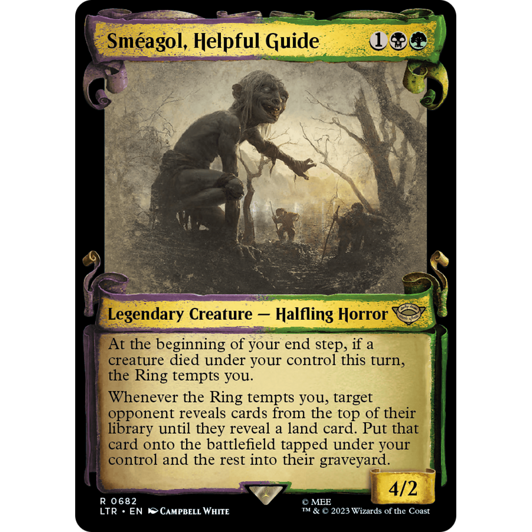 Sméagol, Helpful Guide (LTR-682) - The Lord of the Rings: Tales of Middle-earth: (Showcase) Foil