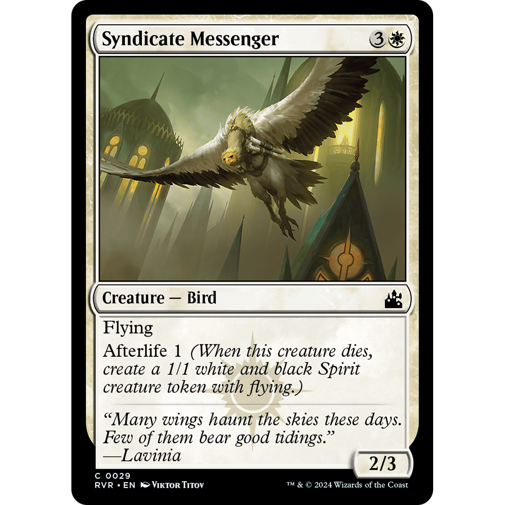 Syndicate Messenger (RVR-029) - Ravnica Remastered