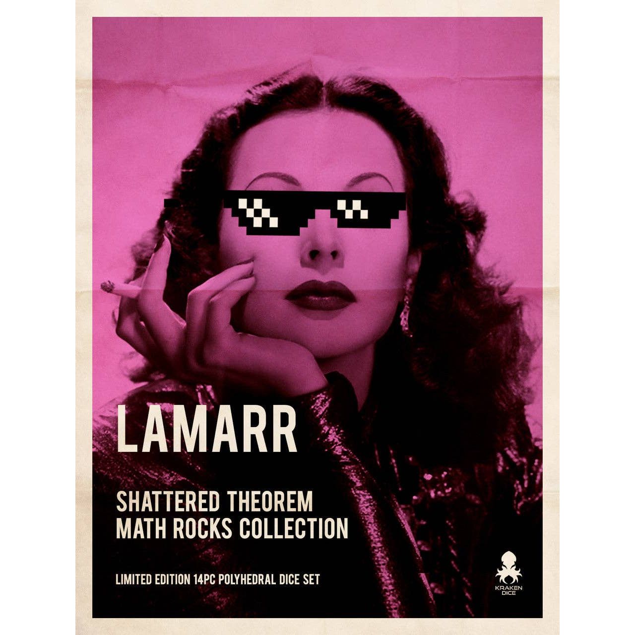 Lamarr: Shattered Theorem 14pc Limited Edition Polyhedral Dice Set