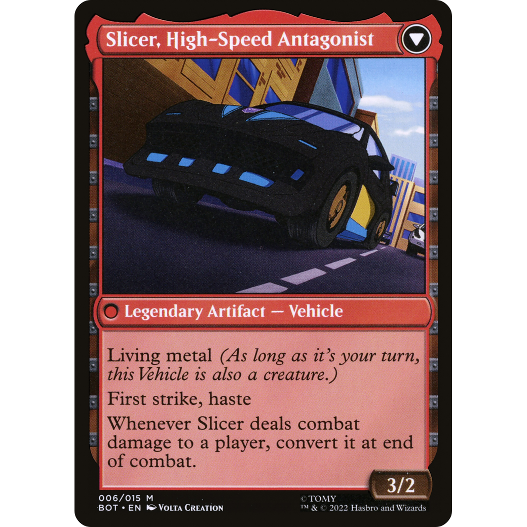 Slicer, Hired Muscle (BOT-006) - Transformers: (convertdfc) Foil