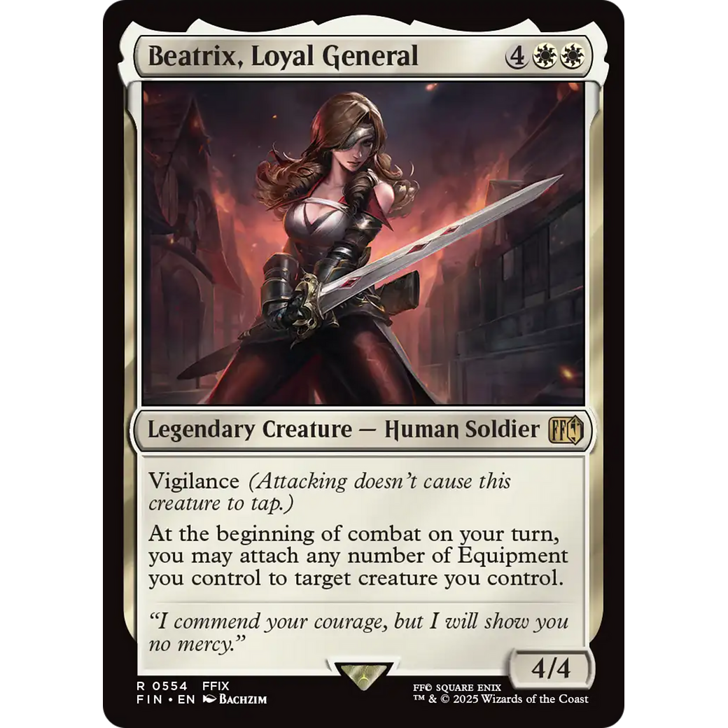 Beatrix, Loyal General (FIN-554) - FINAL FANTASY