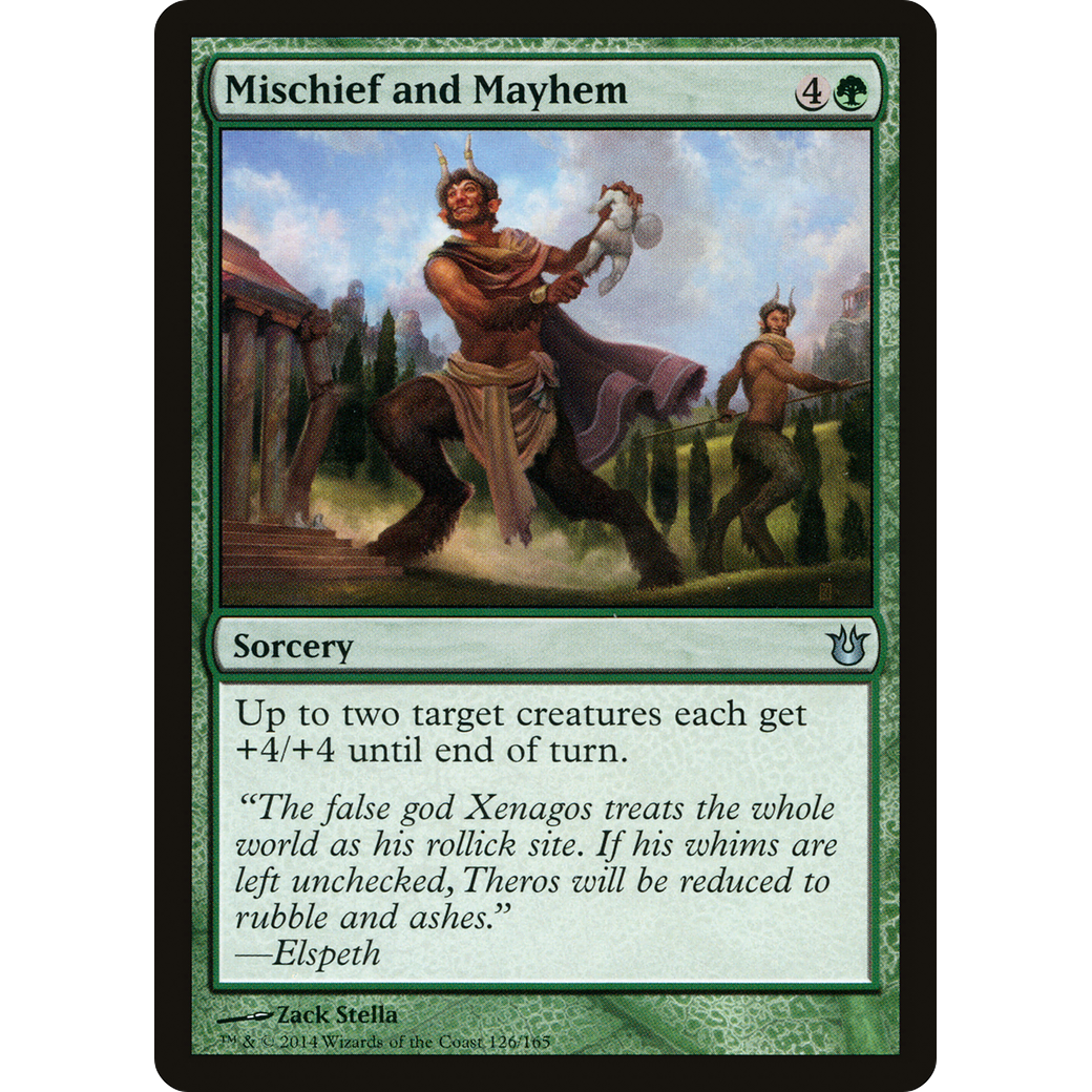 Mischief and Mayhem (BNG-126) - Born of the Gods Foil