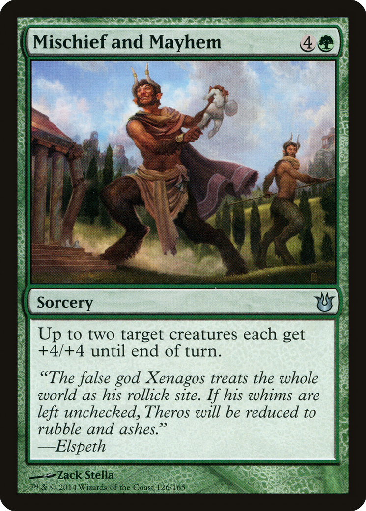 Mischief and Mayhem (BNG-126) - Born of the Gods Foil