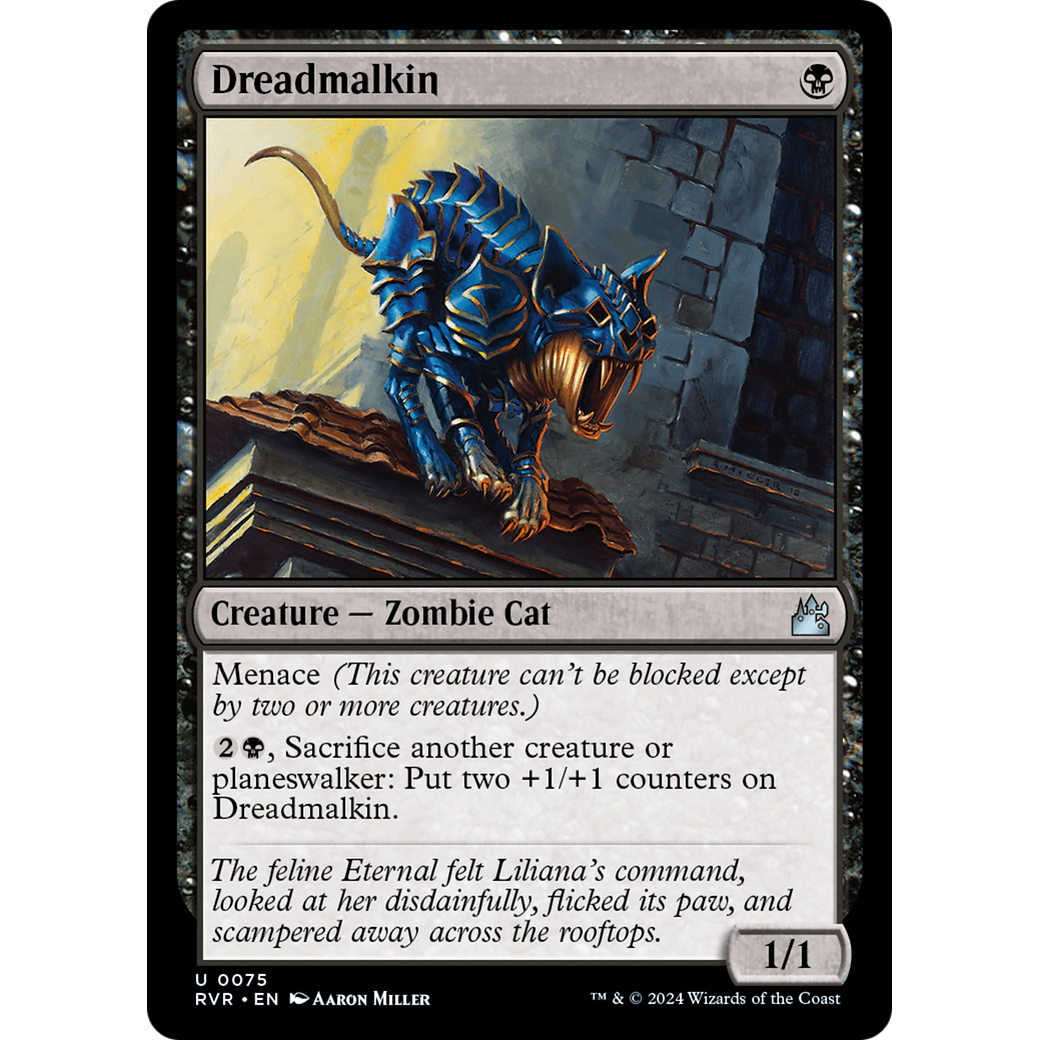 Dreadmalkin (RVR-075) - Ravnica Remastered Foil