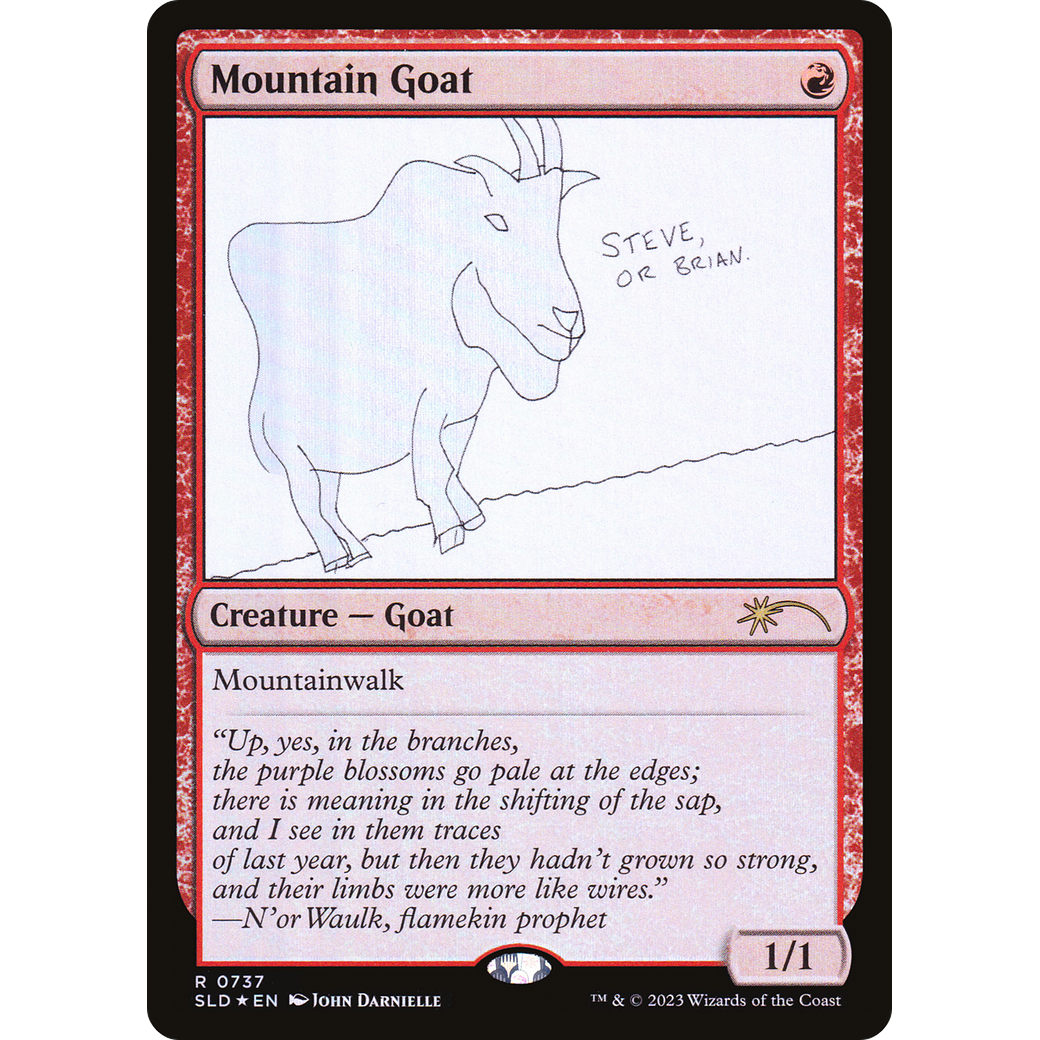 Mountain Goat (SLD-737) - Secret Lair Drop